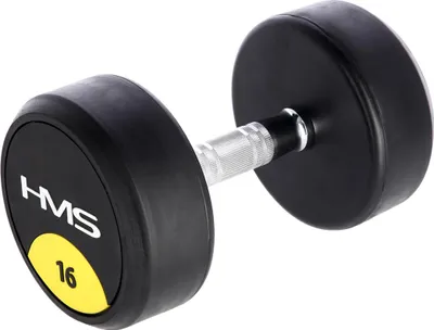 Immagine prodotto di Manubrio in gomma da 16 kg - Attrezzatura per palestra domestica