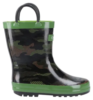 Produktbild von Cotswold - "Puddle" Tarnmuster Gummistiefel für Kinder FS12507 (21 EU) (Grün/Schwarz), KI-generiertes Bild