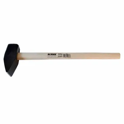Image de Ironside 100-369 Marteau à frapper 5 kg avec manche en frêne, noir/naturel