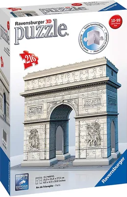Produktbild von Ravensburger Arc de Triomphe 216-teiliges 3D-Puzzle