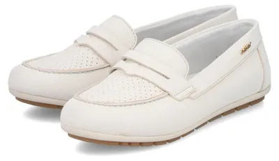 Produktbild von Rieker Damen-Slipper Offwhite-Beige, Farbe:beige/schlamm, EU Größe:42