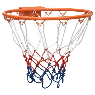 Image de vidaXL Anneau de basket-ball Orange 39 cm Acier