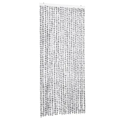 Obrázok produktu pre vidaXL Záclona Fly light grey and dark grey 90x200 cm chenille