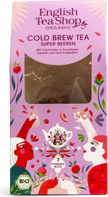 Produktbild von ETS - Cold Brew Tee "Super Beeren", BIO, 7 Pyramiden-Beutel