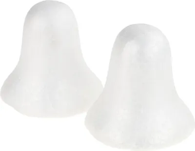 Produktbild von Styroporglöckchen zum Dekorieren mit Styropor | 2 Stück | 10 cm
