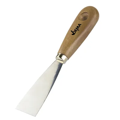 Imagen del producto de Espátula para pintura de 4 cm con mango de madera, modelo MS 40