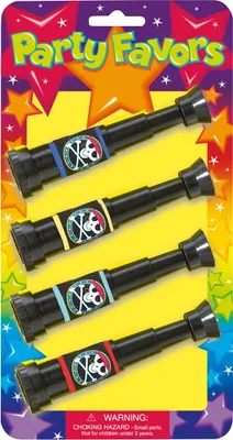 Image de télescope pirate 10,5 cm 4 pièces noir