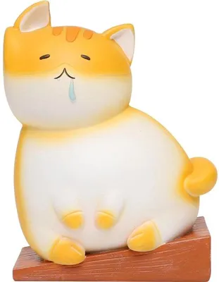 Produktbild von Famanu Katzenfigur Dekorativ - Türstopper und Bücherhalter (Katze A)