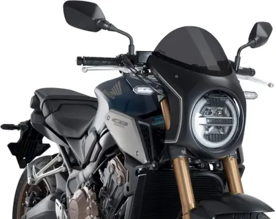 Produktbild von Windschild Puig Retro-Halbverkleidung mit ABE für Honda CB650R NEO Sports Cafe, CB1000R NEO Sports Cafe Bj. 2018 - 2023
