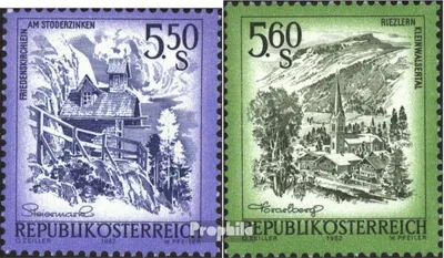 Produktbild von Briefmarken Österreich 1982 Mi 1710-1711 (kompl.Ausg.) postfrisch Freimarken