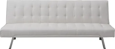 Produktbild von GUILLAUME Ausziehsofa aus Ökoleder - Farbe: weiß