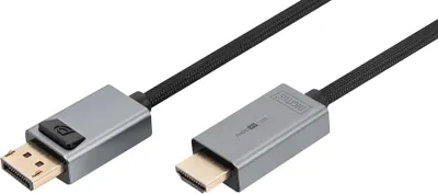 Image de DIGITUS Câble adaptateur DisplayPort 4K, DP - HDMI Type A