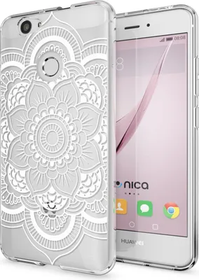 Image de Housse de téléphone portable Huawei Nova par NALIA, silicone Motif Case Cover Muster TPU Schutz Pattern Flowers