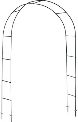 Obrázek produktu pro Plonos PL-990 Zahradní pergola oblouk 240 cm, černá