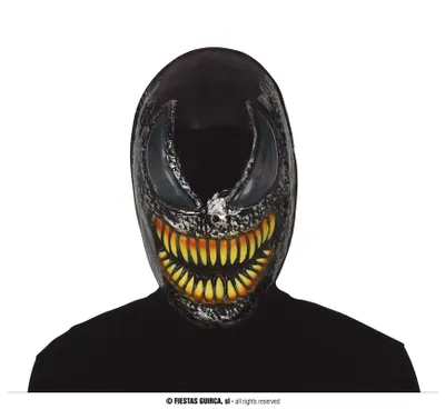 Produktbild von Schwarzes Monster Dark Venom Horror Halloween Maske