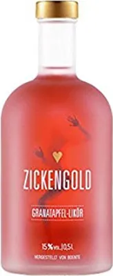 Produktbild von Zickengold Granatapfel Likör 0,5L 15% vol. Apperitif Cocktails