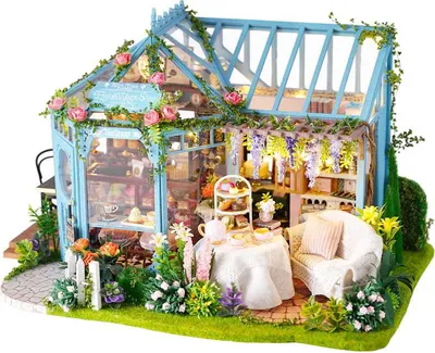 Produktbild von Miniaturhaus - Teestube Rose