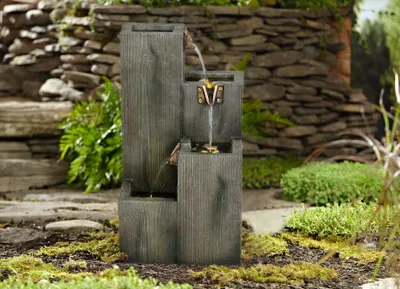 Produktbild von Gartenbrunnen Elegance Terrassenbrunnen mit Beleuchtung