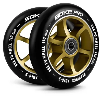 Produktbild von Rollerräder 110 mm gold 2 Stück