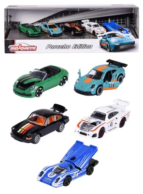 Produktbild von Majorette Porsche Edition Set 5 Autos 1:64  Metall