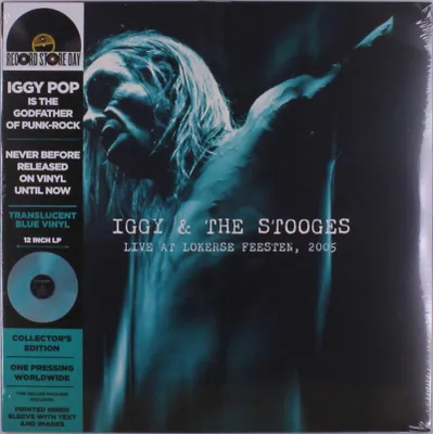 Image de Iggy Pop : Live At Lokerse Feesten 2005 (RSD) (Collector's Edition) (Vinyle bleu translucide)