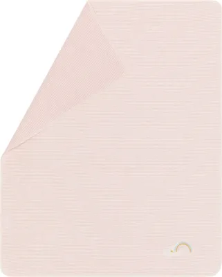 Produktbild von David Fussenegger Babydecke Regenbogen 70x90cm rosa Baumwolle/ Flanell