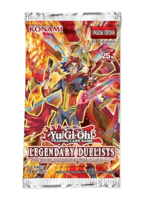 Produktbild von Yu-Gi-Oh! Legendary Duelist Soulburning Volcano Booster - EN