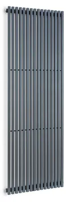 Image de Blumfeldt Radiateur Eau Chaude Design, Radiateur Vertical Eau Chaude pour Chauffage Maison, Faible Conso d'Energie, Silencieux, Chauffage Mural 1425kw pour Salle de Bains, Seche Serviette Eau Chaude