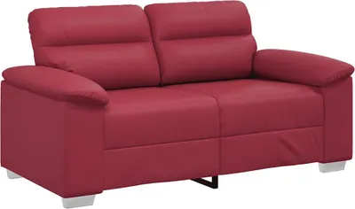 Produktbild von vidaXL 2-Sitzer-Sofa Weinrot 160x81x84 cm Kunstleder