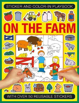 Produktbild von Sticker and Color-In Playbook: On the Farm