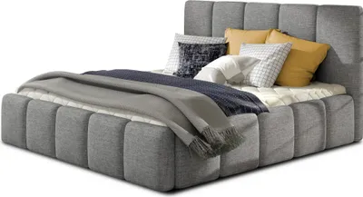 Obrázok produktu pre Posteľ s úložným priestorom 160x200cm sivá