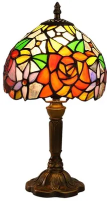 Zdjęcie produktu dla Zestaw lamp w stylu retro ze szkła, 20 cm, do salonu, sypialni i gabinetu