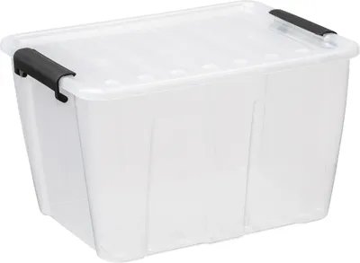 Produktbild von plast team Aufbewahrungsbox HOME BOX 15 Liter transparent