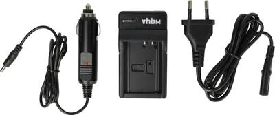 Produktbild von vhbw Ladegerät kompatibel mit Canon EOS 1100D, 2000D, 1200D, 4000D, 1300D Kamera Camcorder/Akku - Ladeschale, Kfz-Adapter, Ladeanzeige, 8,4 V