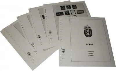 Produktbild von Lindner-T Vordruckblätter T195/42 Norwegen - Jahrgang 1942 bis 1971