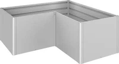 Obrázok produktu pre Vyvýšený záhon Biohort L2x1 plechový 201 x 201 x 77 cm strieborný metalický
