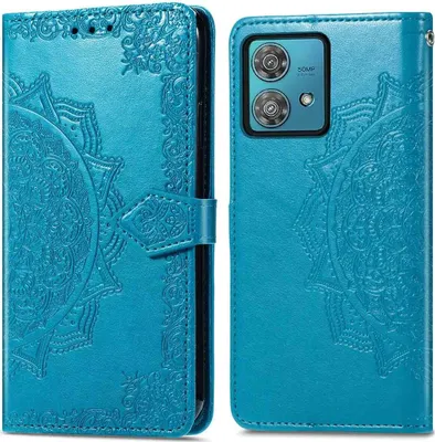 Produktbild von imoshion Mandala Klapphülle Motorola Moto G84 - Türkis