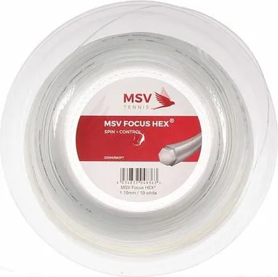 Immagine prodotto di MSV Focus HEX treccia da tennis 200 m bianco diametro 1,27