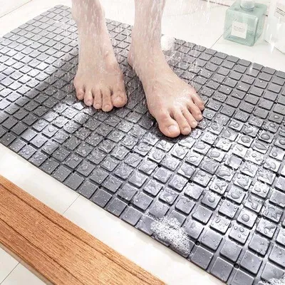 Produktbild von Famanu Duschmatte – rutschfest und antibakteriell – Badezimmeraccessoires