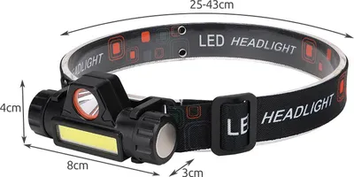 Obrázek produktu pro Stirnlampe Taschenlampe COB LED 4IN1 USB Superhell Camping Outdoor 18371