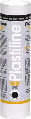 Produktbild von Plastiline Plastiline, 1 kg, Härtegrad 40 (sehr weich) - Schwarz 1940T