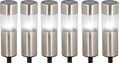 Produktbild von Solar-Gartenleuchten 6er-Set Solarlampe Gartenlampe Außenleuchte Gehwegleuchte