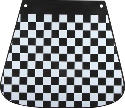 Produktbild von Spritzschutz Schmutzfänger Spritzlappen schwarz/weiß für Vespa 50 90 125 / P PK PX 50 80 125 150 200 / Cosa 1 2