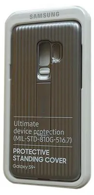 Produktbild von Samsung EF-RG965, Cover, Samsung, Galaxy S9 Plus, 15,8 cm (6.2"), Silber