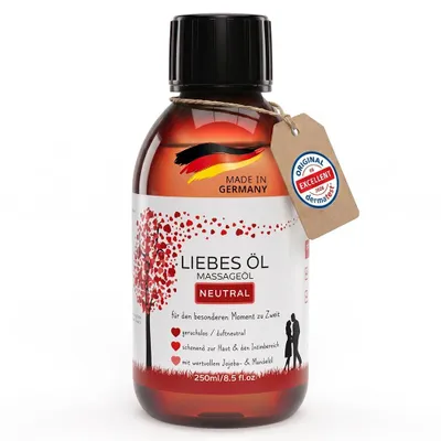 Produktbild von MakeLove Massageöl Liebesöl Neutral für Erotische Massage | Partnermassage | Tantra - 250ml pflegendes Öl für die besonderen Momente zu Zweit