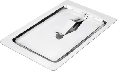 Immagine prodotto di Ibili Vassoio fasciatoio Bistro in acciaio inox 17x10,5 cm trasparente Taglia unica