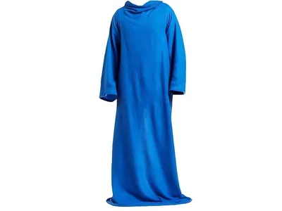 Zdjęcie produktu dla Verk Polarowy koc telewizyjny z rękawami Snuggie 180 x 140 cm niebieski