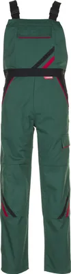 Produktbild von Planam Latzhose Highline Gr. 54 grün/schwarz/rot