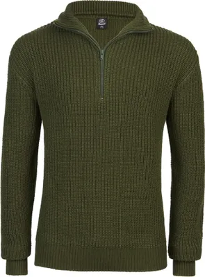 Produktbild von Brandit Marine Pullover Troyer Farbe: Anthrazit, Grösse: 4XL