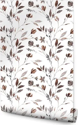 Produktbild von Muralo Vlies Tapete BLÄTTER Pflanzen Natur Aquarell Wandtapete für Wohnzimmer Schlafzimmer